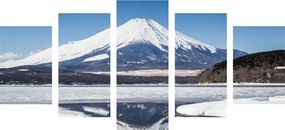 Εικόνα 5 τμημάτων Ιαπωνικό βουνό Φούτζι - 100x50