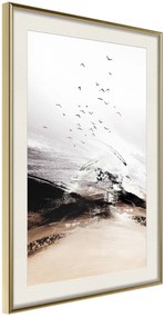 Αφίσα - Flight into the Unknown - 20x30 - Χρυσό - Με πασπαρτού