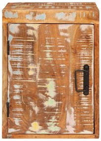 vidaXL Κομοδίνο 2 pcs Καφέ 35 x 33 x 48 εκ Ανακτημένο Στερεό Ξύλο