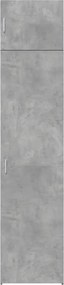 vidaXL Ντουλάπι Αποθήκευσης Στενό Γκρι 50x42,5x225 εκ. Επεξεργ. Ξύλο