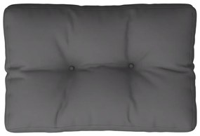 vidaXL Μαξιλάρι Παλέτας Ανθρακί 60 x 40 x 12 εκ. Υφασμάτινο