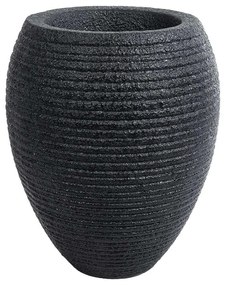 Κασπώ Δαπέδου Nashville 20716 Φ40x50cm Black GloboStar Cement