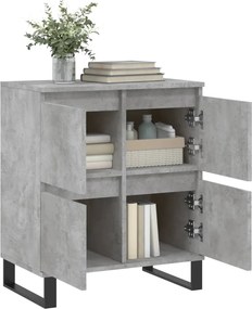 vidaXL Ντουλάπι Γκρι Σκυροδέματος 60x35x70 εκ. Επεξεργασμένο Ξύλο