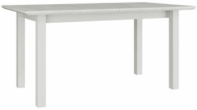 Τραπέζι Victorville 112, Άσπρο, 76x90x160cm, 56 kg, Επιμήκυνση, Φυσικό ξύλο καπλαμά, Ξύλο, Μερικώς συναρμολογημένο, Ξύλο: Οξιά | Epipla1.gr