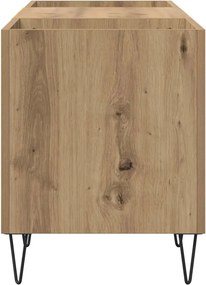 vidaXL Ντουλάπι δίσκων βινυλίου Artisan Oak 121 x 38 x 48 cm