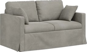 vidaXL Καναπές 2 pcs Ανοιχτό γκρι