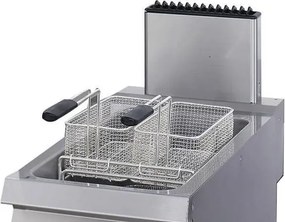 Premium Deep Fryer - 1 x 22L - Single Unit - 90cm Deep - with Drain Tap - Gas