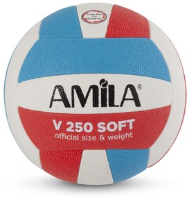 Amila Μπάλα Volley GV-250 Red-Blue-White Νο. 5 (41605)