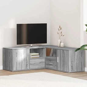 vidaXL Γωνιακό Έπιπλο Γκρι Sonoma 200x40x45 εκ. από Επεξεργ. Ξύλο