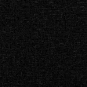 vidaXL Πολυθρόνες Σετ 2 Τεμαχίων Μαύρες από Ύφασμα με Μαξιλάρια
