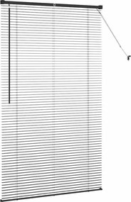 vidaXL Βενετσιάνικες Ρόδες Μαύρο 175 x 105 εκ Αλουμίνιο