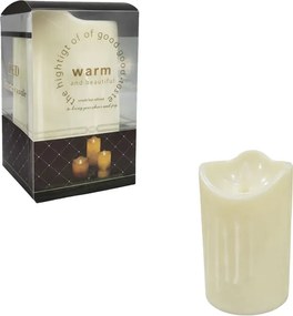 LED Κερί Διακοσμητικό Με Θερμό Φως - LED Decorative Candle with Warm Light