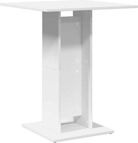 vidaXL Τραπέζι Bistro Λευκό 60 x 60 x 75 εκ. Επεξ. Ξύλο