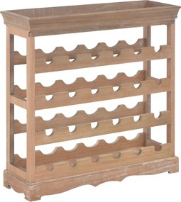 vidaXL Κάβα Κρασιών Καφέ 70 x 22,5 x 70,5 εκ. από MDF
