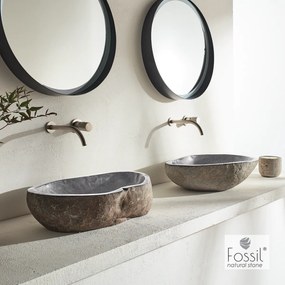 Νιπτήρας Πέτρινος Riverstone Vero Φ50-60 h.15 Fossil RV60