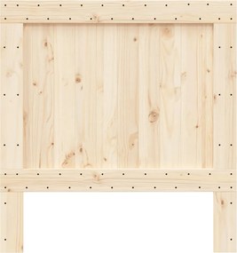 vidaXL Κεφαλάρι 100 x 104 εκ. από Μασίφ Ξύλο Πεύκου