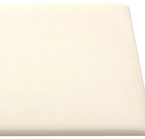 vidaXL Πάνελ Τοίχου 12 τεμ. Λευκό 60 x 30 εκ. 2,16 μ² Βελούδο