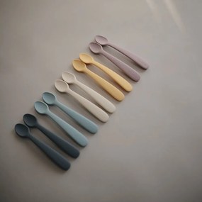 Κουτάλια Φαγητού (Σετ 2τμχ) Mushie Powder Blue 66-2360228