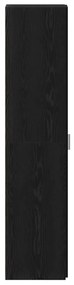 vidaXL Highboard Μαύρη δρυς 30 x 42.5 x 185 εκ Επεξεργασμένο ξύλο