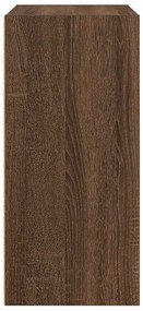 vidaXL Βιβλιοθήκη Καφέ Δρυς 31x24x52 εκ. από Επεξεργασμένο Ξύλο