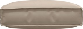 vidaXL Μαξιλάρι Taupe 60 x 60 x 12 cm Ύφασμα Όξφορντ