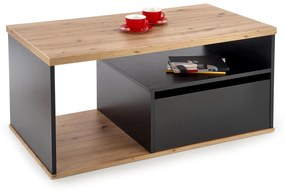 PANTERA c. table, color: wotan oak/black DIOMMI V-PL-PANTERA-WOTAN/CZARNY