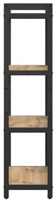 vidaXL Βιβλιοθήκη artisan δρυς 60 x 30 x 118 εκ Επεξεργασμένο ξύλο