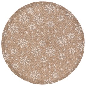 Χριστουγεννιάτικο Σουπλά (Φ38) A-S White Snowflake 208502C