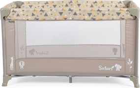 Παρκοκρέβατο (0+ Μηνών/Έως 15kg) Moni Safari Beige