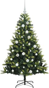 vidaXL Τεχνητό Χριστουγεννιάτικο Δέντρο με Συρταρωτές Βαθμίδες 150 LED