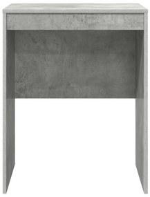 vidaXL Γραφείο Γκρι σκυροδέματος 60 x 50 x 76 εκ. Επεξεργασμένο ξύλο