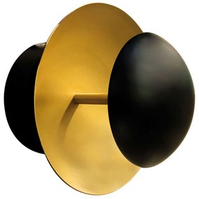 Φωτιστικό Τοίχου - Απλίκα Kirra 4261800 Led Black-Gold Viokef Metal