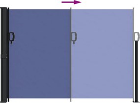 vidaXL Σκίαστρο Πλαϊνό Συρόμενο Μπλε 140 x 300 εκ.