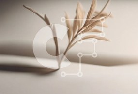 Intra Συλλεκτικό Ξύλινο Παζλ Plywood  4mm - Λεπτό κλαδί με φύλλα Σε Ξύλινο Κουτί - Διαστάσεις: 10x10 cm – 25 κομμάτια