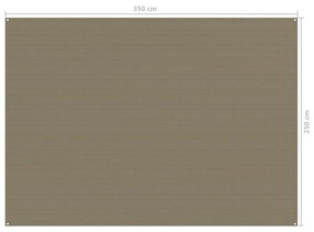 Χαλί Σκηνής Taupe 250 x 350 εκ.