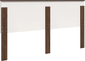vidaXL Κεφαλάρι Καφέ δρυς 100 cm Μηχανικά επεξεργασμένο ξύλο