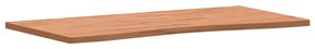 vidaXL Επιφάνεια Εργασίας 110x(50-55)x2,5 εκ. από Μασίφ Ξύλο Οξιάς