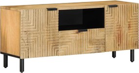 vidaXL Ντουλάπι τηλεόρασης καφέ 105x33x46 cm από μασίφ ξύλο Mango