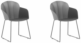 Καρέκλα Berwyn 1766, Μαύρο, 85x58x54cm, 8 kg, Πλαστική ύλη, Μεταλλικά, Μπράτσα, Μερικώς συναρμολογημένο | Epipla1.gr