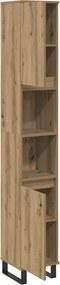 vidaXL Ντουλάπι μπάνιου Δρυς τεχνίτης 30x30x190 cm Κατασκευασμένο ξύλο