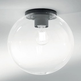 Φωτιστικό Οροφής - Πλαφονιέρα I-Polly-G30-TR E27 31x30cm Clear Intec