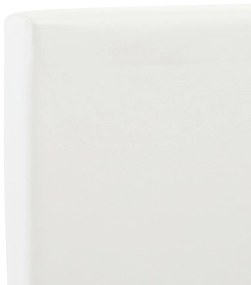 vidaXL Πλαίσιο Κρεβατιού με Συρτάρια Λευκό 140x200 εκ. Συνθετικό Δέρμα
