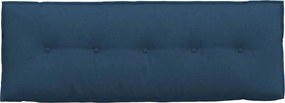 vidaXL Μαξιλάρι Πλάτης Μπλε 140 x 19 x 50 εκ ύφασμα