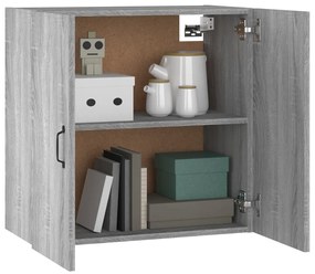vidaXL Ντουλάπι Τοίχου Γκρι Sonoma 60x31x60εκ. Επεξεργασμένο Ξύλο