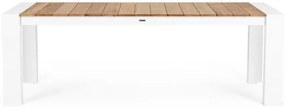 Τραπέζι Cameron Επεκτεινόμενο Λευκό 294x100x75 εκ. - Καφέ