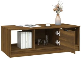 vidaXL Τραπεζάκι Σαλονιού Καφέ Δρυς 102x50x36 εκ. Επεξεργασμένο Ξύλο