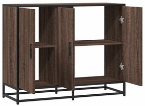 Sideboard καφέ δρυς 94x35x76 cm Κατασκευασμένο ξύλο - Καφέ