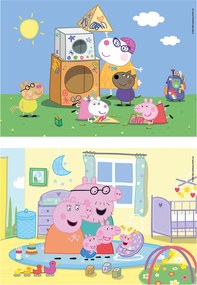 Clementoni Παιδικό Παζλ Super Color Peppa Pig 2x60 τμχ