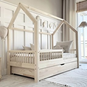 Pioli Plus 190x90εκ.με δεύτερο συρόμενο κρεβάτι Montessori (γρήγορη παράδοση)