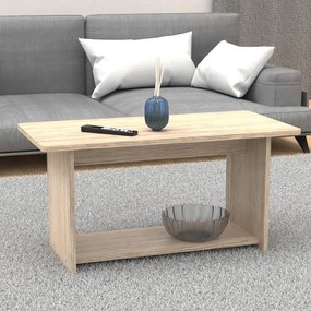 Τραπεζάκι Σαλονιού Kumba σε Οak χρώμα 80x40x42εκ. 80x40x42 εκ.